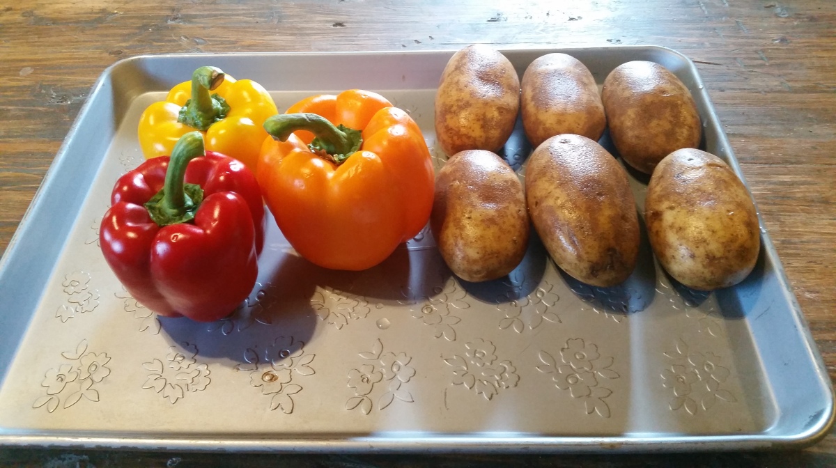 Roasted Bell Peppers and Potatoes